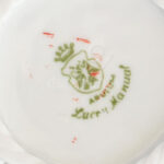Apulum virágmintás porcelán fonott tálka, 2 db. Matricás, jelzett, minimális kopással, d: 15 cm és 11 cm - Image 3