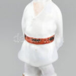 Parasztfiú, porcelán figura, alján olvashatatlan jelzéssel, kis kopással, m: 16 cm