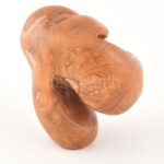 Gyenes István (1916 - 1998): Egyensúlyi állapot. Absztrakt fa szobor. Faragott, csiszolt fa. Jelzés nélkül. 15 cm - Image 3