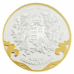 DN 'A Szent Korona évezrede - A korona a Parlamentben 2000' aranyozott, ezüstözött Cu emlékérem tanúsítvánnyal (40mm) T:PP - Image 2