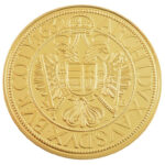 DN 'Magyar Aranyóriások - II. Ferdinánd, 10 aranydukát, 1631' aranyozott Cu utánveret tanúsítvánnyal (46mm) T:PP - Image 2