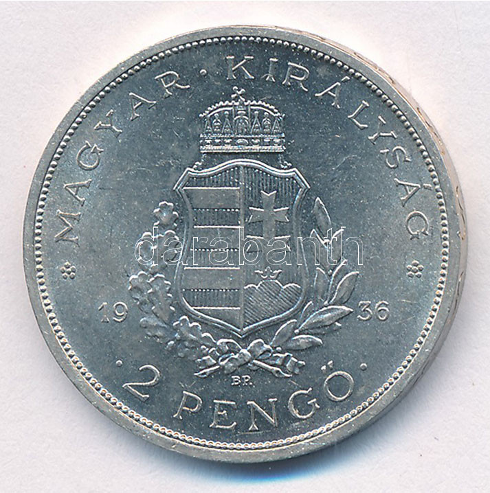 1936. 2P Ag 'Liszt' T:2 Adamo P7.3 - Image 2