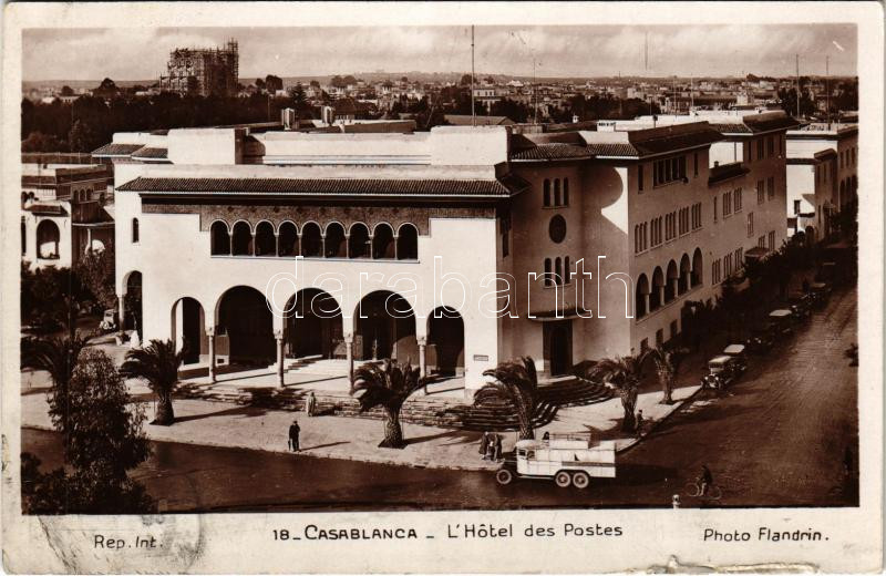 Casablanca, L'Hotel des Postes (tear)