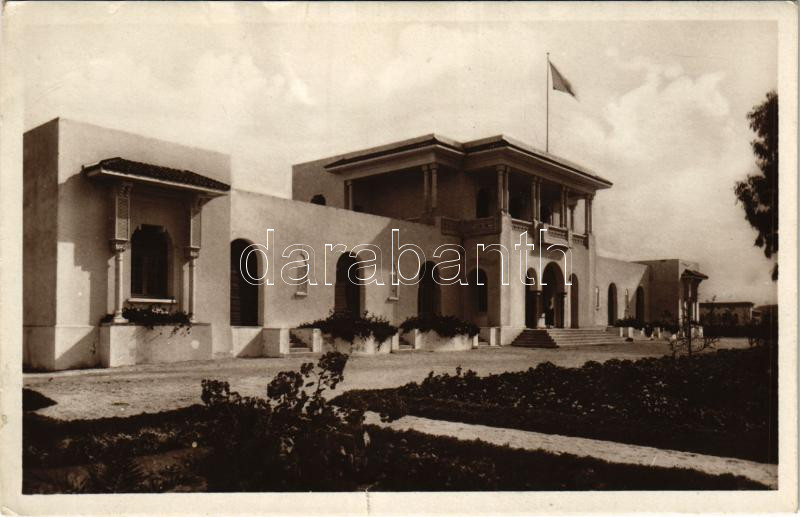 1930 Casablanca, Palais de la Delégation Civile de la Chaouia (Bouquet, arch.) / palace (tear)