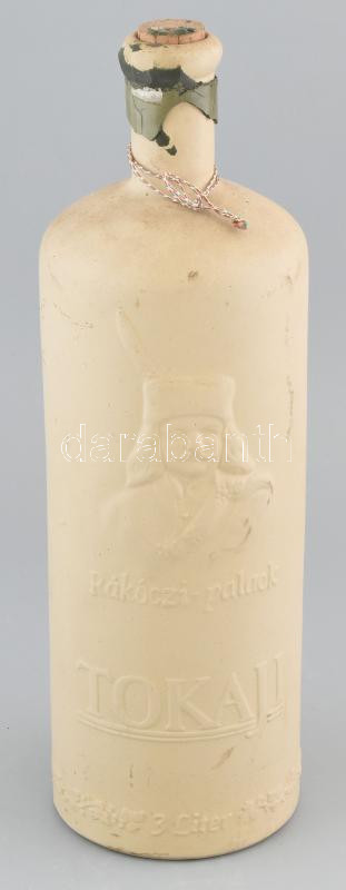 Lebuj pincefogadó Bodrogkeresztúr. Rákóczi-palack. Tokaji. Kerámia, jelzett, korának megfelelő állapotban. m: 41 cm