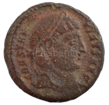 Római Birodalom / Cyzicus / I. Constantinus 325-326. AE Follis bronz (2,49g) T:2,2- Roman Empire / Cyzicus / Constantinus I 325-326. AE Follis bronze 'CONSTAN-TINVS AVG / PROVIDEN-TIAE AVGG - SMK delta dot' (2,49g) C:XF,VF RIC VII 34