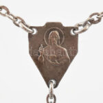 Ezüst(Ag) rózsafüzér, jelzett, h: 43 cm, nettó: 8,2 g - Image 4