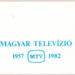 Magyar Televízió 1957-1982 - modern képeslap füzet 10 képeslappal
