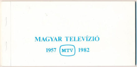 Magyar Televízió 1957-1982 - modern képeslap füzet 10 képeslappal