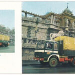 Hungarocamion - modern képeslap füzet 12 képeslappal, kamionok
