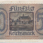 Németország / Harmadik Birodalom DN (1939-1945) 50M 'C.2023538' T:III szakadás, folt Germany / Third Reich ND (1939-1945) 50 Reichsmark 'C.2023538' C:F tear, spot Krause P#R140 - Image 2