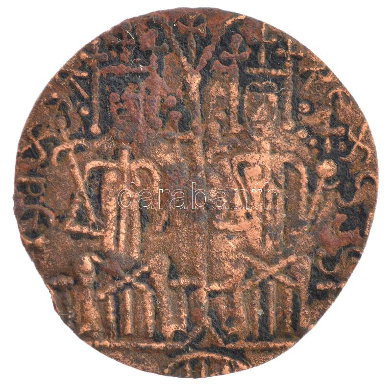 1172-1196. Rézpénz Cu 'III. Béla' (2,01g) T:2- Hungary 1172-1196. Copper Coin Cu 'Béla III' (2,01g) C:VF Huszár: 72., Unger I.: 114. - Image 2