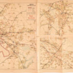 cca 1970 Berlin és az NDK térképe, kétoldalas, kis sarokhiánnyal, a hajtások mentén szakadásokkal, ragasztott, 59x42 cm - Image 2