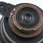 Carl Zeiss Flektogon 4/25-ös objektív bőr tokkal, Exacta bajonettes, működő állapotban, belül gombás d: 8 cm tokkal - Image 3