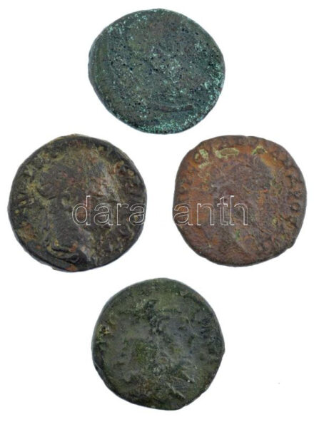 Római Birodalom / Nikaia / Severus Alexander 222-235. Assarion (4db) T:2-,3 Roman Empire / Nicaea / Severus Alexander 222-235. Assarion (4pcs) C:VF,F