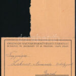 1938 Az Országos Magyar Iparművészeti Társulat tagsági jegye, 3 db belépőjeggyel - Image 3