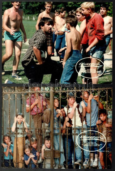 1989 Iskolakerülők Kardos Ferenc filmje 5 db vintage filmfotó, mozi fotó 24x18 cm