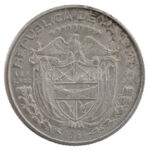 Panama 1961. 1/10B Ag 'Vasco Nunez de Balboa' T:1- Panama 1961. 1/10 Balboa Ag 'Vasco Nunez de Balboa' C:AU Krause KM#24 - Image 2