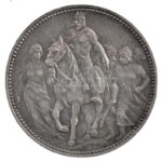 1896KB 1K Ag 'Millenium' T:1- patina Adamo K5.2