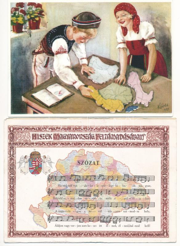 28 db MODERN használatlan magyar irredenta reprint képeslap + 1 matrica - Image 2