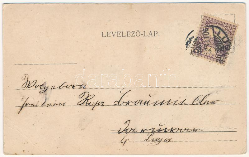 1901 Couple in love, drunk man (EK) - Image 2