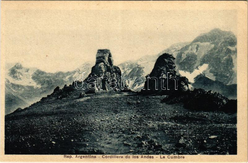 Cordillera de los Andes, La Cumbre / Andes mountains (cut)