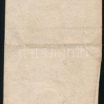 1817 Latin nyelvű irat viaszpecséttel - Image 2