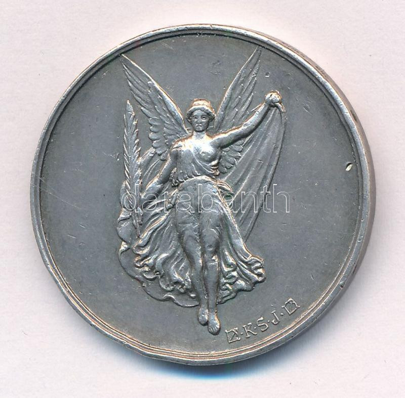 Konkoly Sugár József (1887-) DN 'KEAC' jelzett Ag sportérem (17,31g/0.990/33mm) T:2 ph. - Image 2