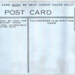 RMS Lusitania - Cunard Line. Metal plate postcard / fémlemez képeslap - Image 2
