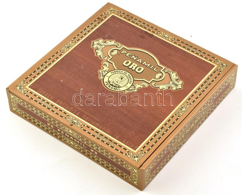 10db Penamil Oro szivar, dobozban. 19,5x19,5cm - Image 3