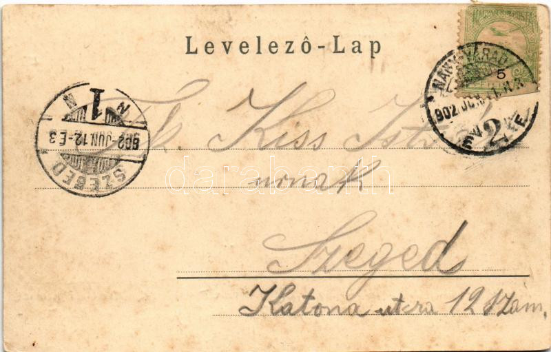 1902 Félixfürdő, Baile Felix; fürdő. Sonnenwirth M. és Társa kiadása / spa, bath (EK) - Image 2