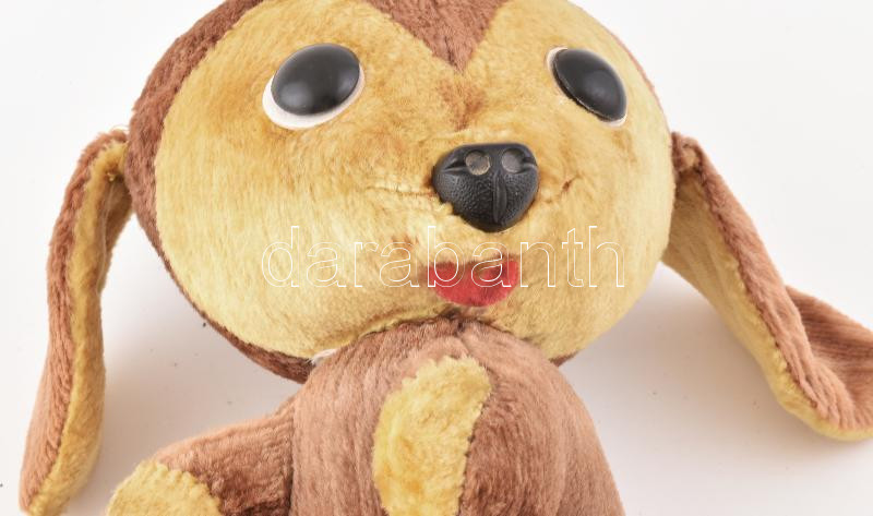 Plüss kutya, retró, m: 24 cm - Image 2
