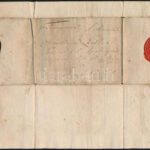 1819 2 db elismervény + német nyelvű levél - Image 3