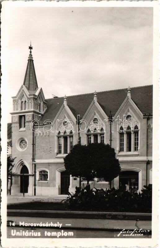 Marosvásárhely, Targu Mures; Unitárius templom / Unitarian church (fl)
