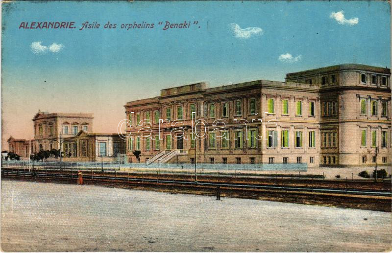 Alexandria, Alexandrie; Asile des orphelins 'Benaki' / orphan asylum