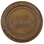 1934. 'Spárta Atlétikai Klub / 25 éves fennállásának emlékére' kétoldalas Br emlékérem. Szign.:Gál (50mm) T:1- patina - Image 2