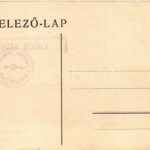 1905 Budapest XII. Pozsony-Jánoshegyi messzelátó, kilátó. Schwarz J. kiadása (kis szakadás / small tear) - Image 2