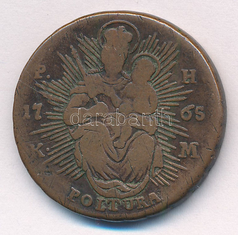 1765PH-KM Poltura 'Mária Terézia' T:3 Huszár: 1751., Unger III.: 1270.c - Image 2