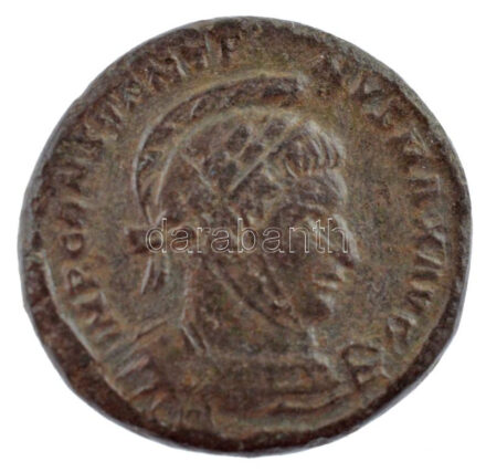Római Birodalom / Trier / I. Constantinus 319. Nummus Cu (3,10g) T:2,2- Roman Empire / Trier / Constantinus I 319. Nummus Cu 'IMP CONSTANTI-NVS MAX / VICTORIAE L[AETAE PRINC PERP] - VOT PR - dot ST[R]' (3,10g) C:XF,VF RIC VI 221.var