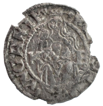 15??K-B Denár Ag 'I. Ferdinánd' (0,42g) T:2 patina, kitörés Hungary 15??K-B Denar Ag 'Ferdinand I' (0,42g) C:XF patina, cracked Huszár: 935., Unger II.: 745.a