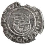 15??K-B Denár Ag 'I. Ferdinánd' (0,42g) T:2 patina, kitörés Hungary 15??K-B Denar Ag 'Ferdinand I' (0,42g) C:XF patina, cracked Huszár: 935., Unger II.: 745.a - Image 2