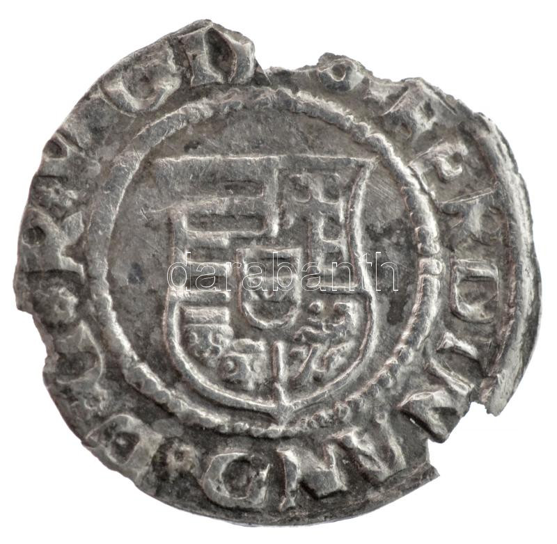 15??K-B Denár Ag 'I. Ferdinánd' (0,42g) T:2 patina, kitörés Hungary 15??K-B Denar Ag 'Ferdinand I' (0,42g) C:XF patina, cracked Huszár: 935., Unger II.: 745.a - Image 2