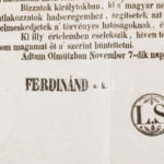 1848. november 7. Olmütz, Ferdinánd királynak a földművelő lakossághoz intézett szavai a forradalom idején egy hónappal lemondása előtt - Image 4