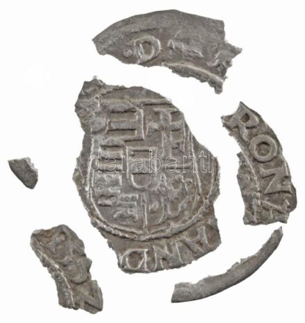 1552K-B Denár Ag 'I. Ferdinánd' törött (0,18g) T:3 Hungary 1552K-B Denar Ag 'Ferdinand I' broken (0,18g) C:F Huszár: 935., Unger II.: 745.a