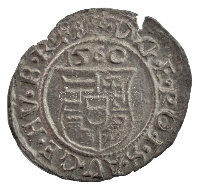 1560K-B Denár Ag 'I. Ferdinánd' (0,57g) T:1- kitörés Hungary 1560K-B Denar Ag 'Ferdinand I' (0,57g) C:AU crack Huszár: 936., Unger II.: 748.a - Image 2