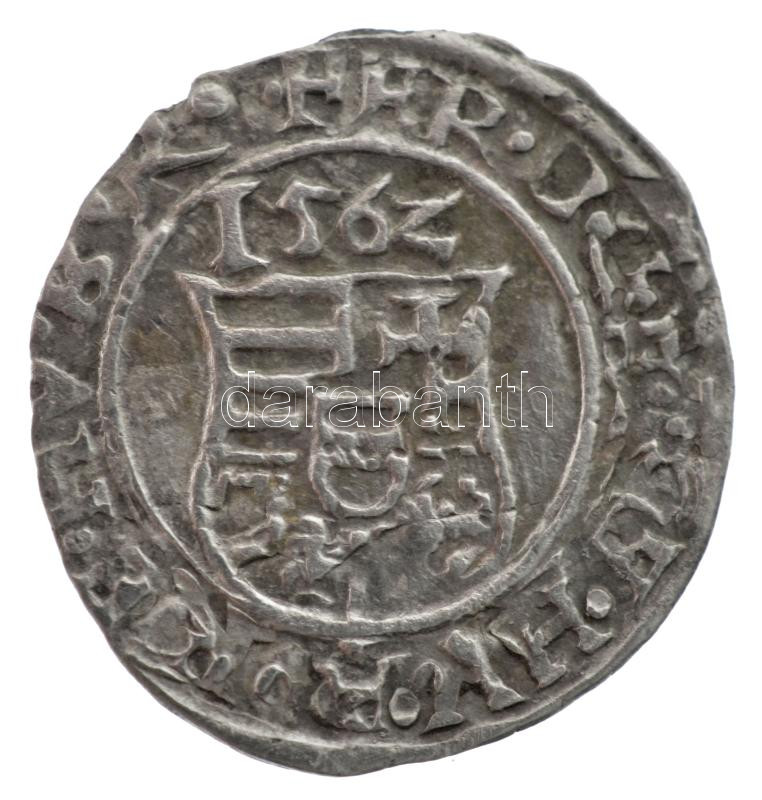 1562K-B Denár Ag 'I. Ferdinánd' (0,47g) T:1-,2 patina Hungary 1562K-B Denar Ag 'Ferdinand I' (0,47g) C:AU,XF patina Huszár: 936., Unger II.: 748.a - Image 2