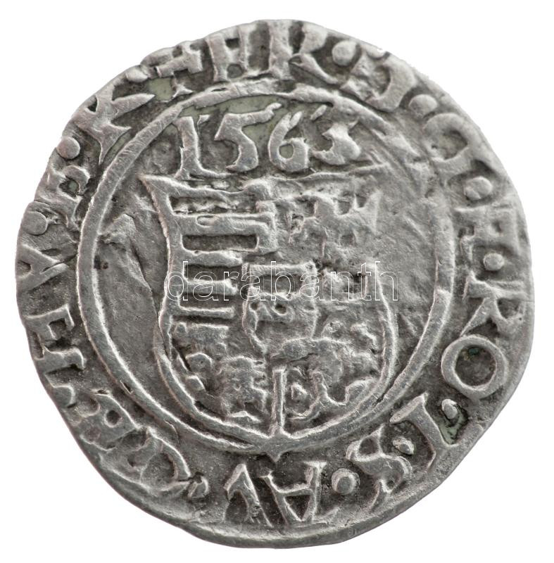 1563K-B Denár Ag 'I. Ferdinánd' (0,34g) T:1-,2 patina Hungary 1563K-B Denar Ag 'Ferdinand I' (0,34g) C:AU,XF patina Huszár: 936., Unger II.: 748.a - Image 2