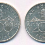 1994. 200Ft Ag 'Deák' (2x) T:1-,2 kis patina Adamo F13.1 - Image 2