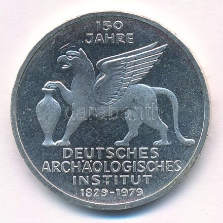 Német Szövetségi Köztársaság 1979J 5M Ag 'Német Régészeti Intézet 150. évfordulója' T:PP FRG 1979J 5 Mark Ag '150th Anniversary - German Archaeological Institute' C:PP patina Krause KM#150