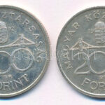 1992. 200Ft Ag 'MNB' (2x) T:2 patina, kis ph Adamo F13 - Image 2